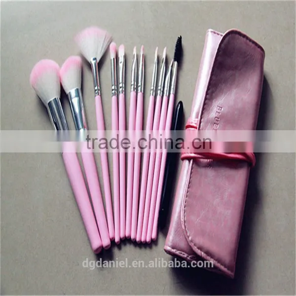 6pcs Wholesale Travel Cosmetic Brush Set With Makeup Brush Case photo-3