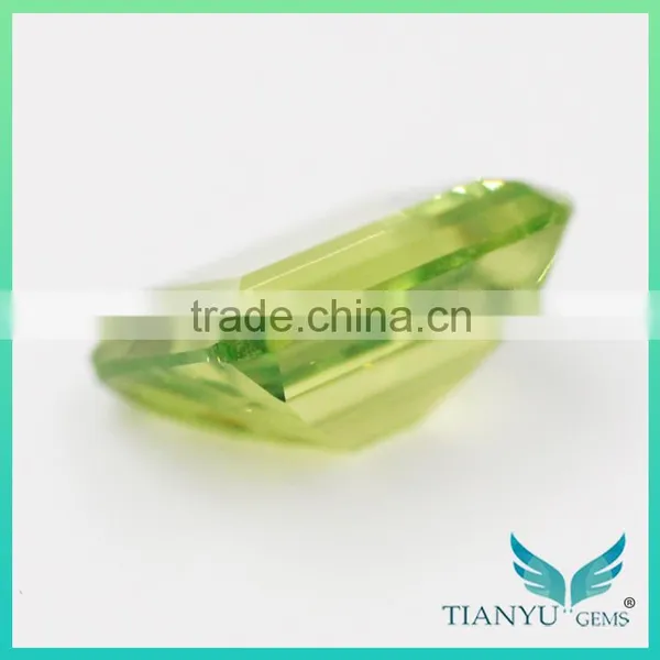Loose Synthetic Gemstone #139 Emerald Cut Nanosital Stone Wholesale Price photo-3