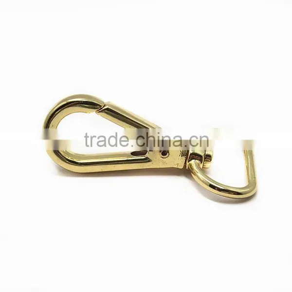 16mm Gold Plating Metal Key Chain Snap Hook photo-5
