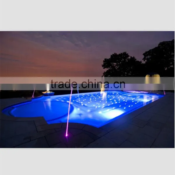 Fiber Optic Light in Swimming Pool Showing Shooting Star Effect , Twinkle , Fireworks , LED Thunder Effect photo-3