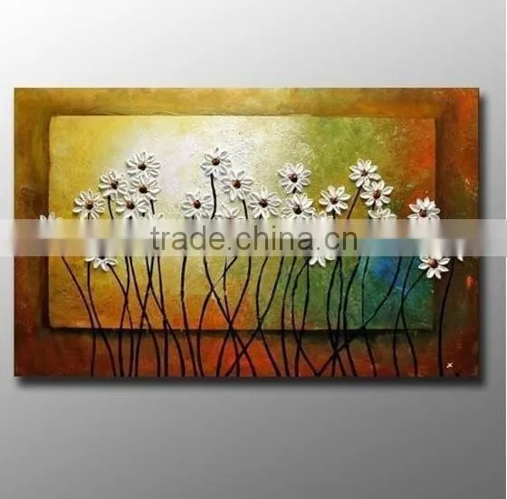 2015 Original Design Outer Wall Decoration Modern Flower Painting photo-3