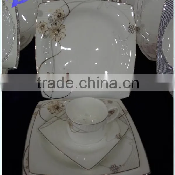 45% Bone China 86 PCS Porcelain Dinner Set photo-2