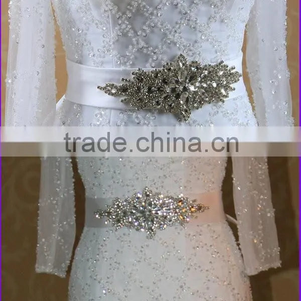Newest Crystal Removable wedding belt for wedding dress