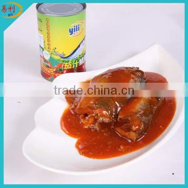 Canned Smoked Mackerel in Tomato Sauce