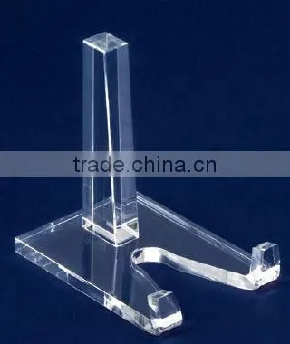 clear acrylic table top easel display