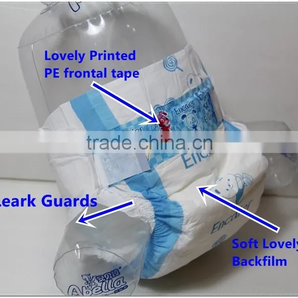 China Fujian Quanzhou Diaper Factory Best Seller Soft Breathable Encaier Baby Diaper photo-2
