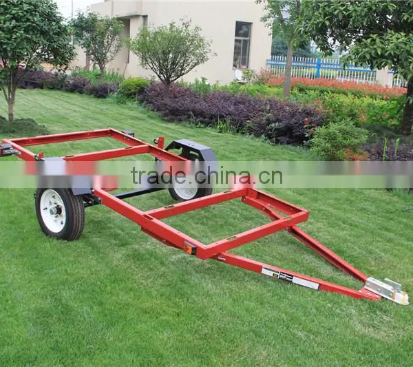 4x8 ft Utility Trailer /red Folding Trailer photo-5