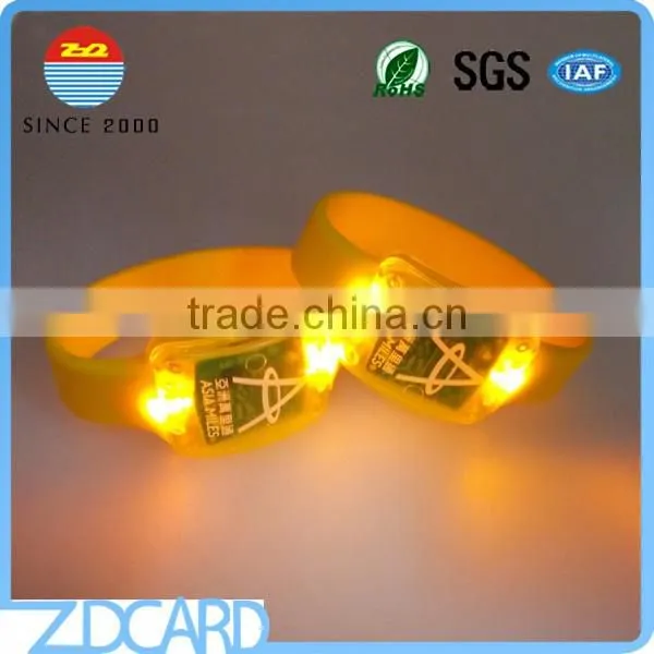 Custom Color LED Sound Activated Bracelet