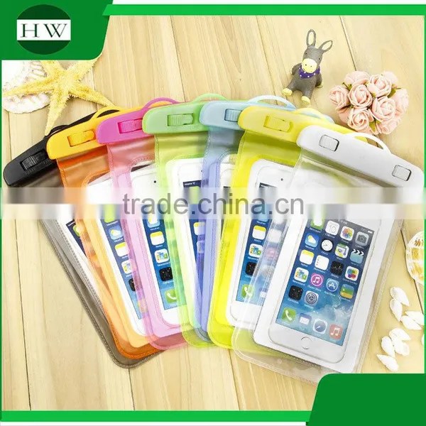 Custom Logo Printed Wholesale Outdoor Beach Bean Pvc Waterproof Gym Sport Cell Mobile Phone Dry Armband Case Arm Band Bag photo-3