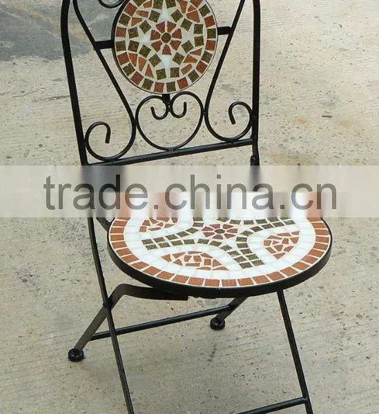 Best Seller Outdoor Mosaic Bistro Set Table photo-2