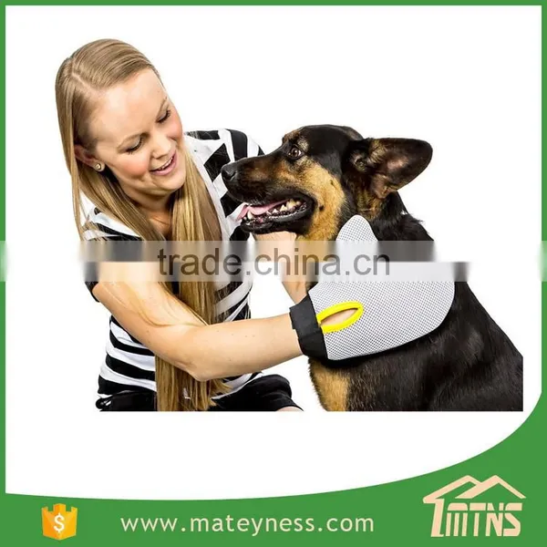 Dog & Cat Pet Grooming Glove photo-4