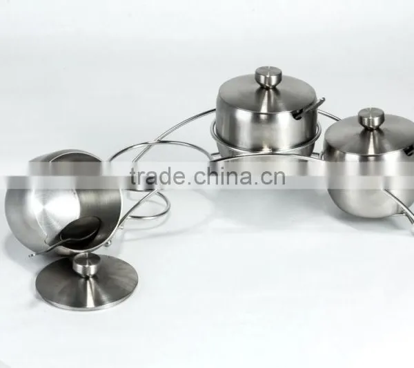 Jiangmen Manufacture Stainless Steel Kitchen Accessory Spice Jar Set photo-5