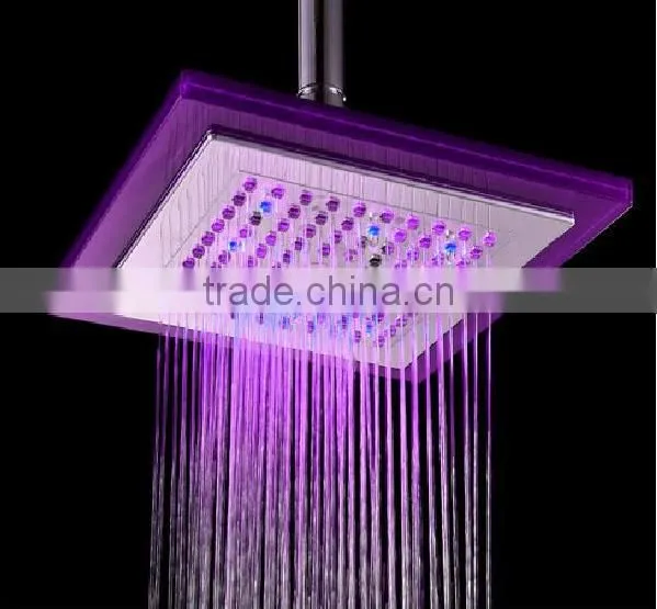 8" Glow Temperature Sensor LED Top Spray With ABS Material photo-4