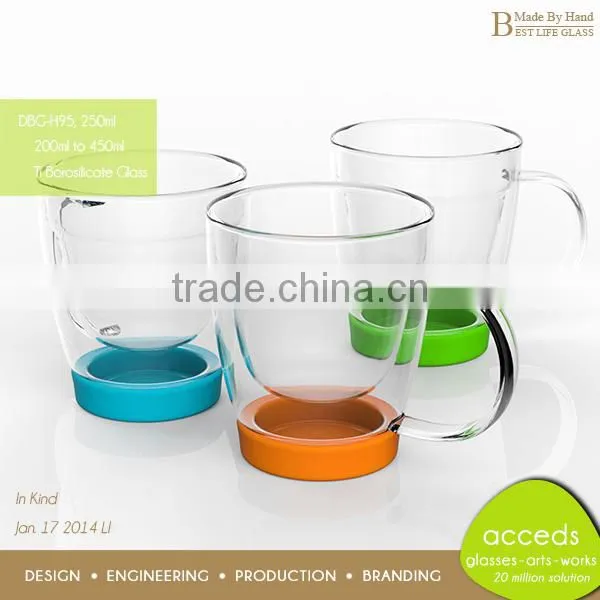 Borosilicate Coffee Glass With Silicone Base photo-2