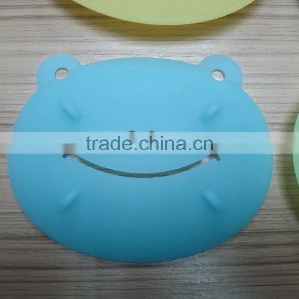 Cute Fashion Silicone Flexible Soap Dish Plate Bathroom Soap Holder photo-3