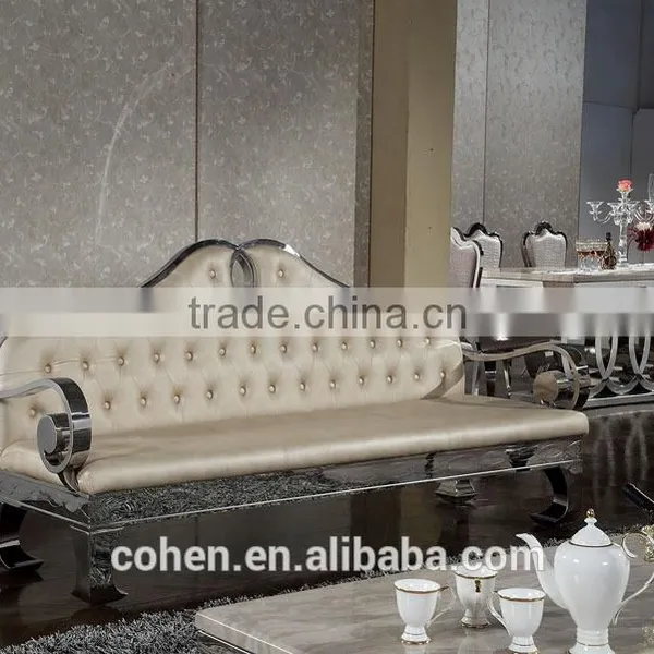 Audi Symbol Base Marble Top Dining Table Set/dining Table and Chairs With Stainless Steel Furniture and Restaurant Furniture photo-4