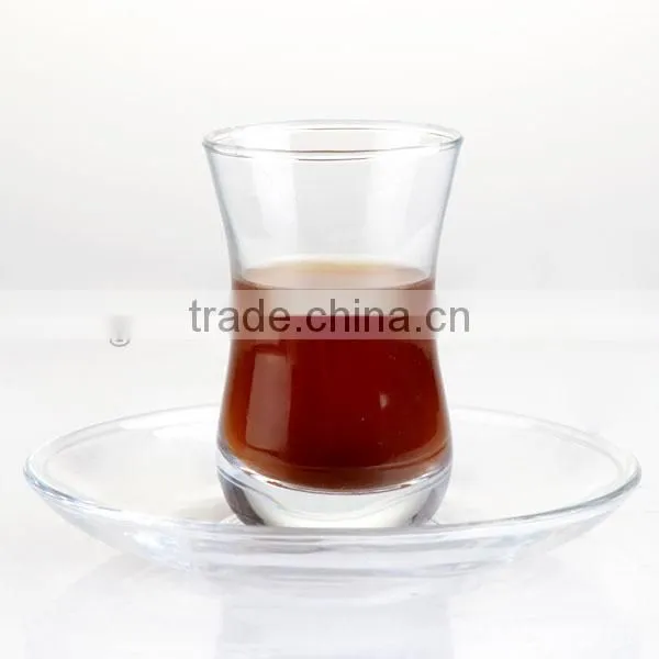 2016 New Promotion Reusable Glass Coffee Cup and Saucer photo-2