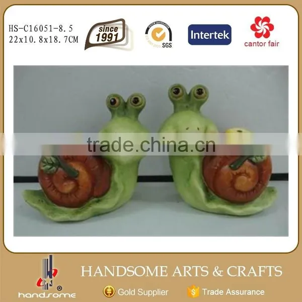 8.5 Inch Small Glazed Animal Ceramic Figurines Wholesale photo-2