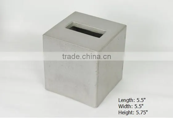 Kitchen Accessories Novel Concrete Tissue Box Paper Holder for Wholesale photo-2
