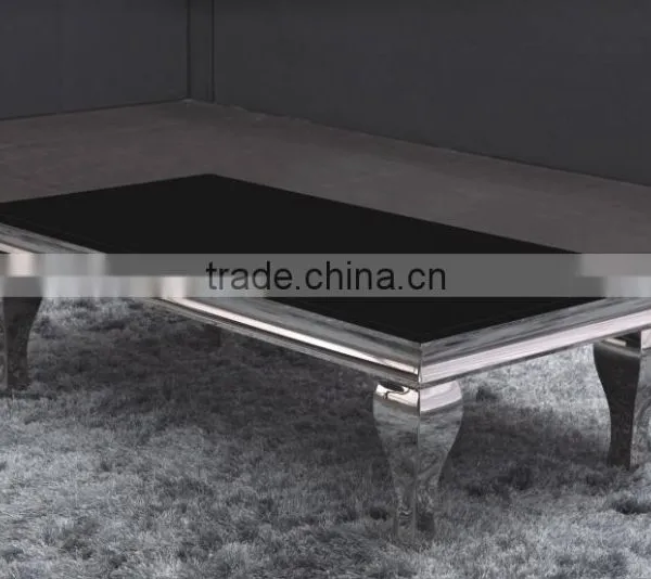 C8028 Living Room Furniture Centre Glass Table Design photo-2