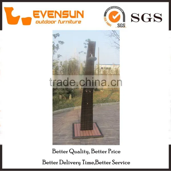Cute Outdoor Pool Rattan Shower photo-2