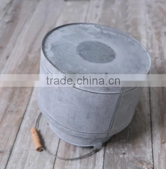 Garden Flowers Indoor Decorative Planter Pot Metal Decorative Planters photo-3