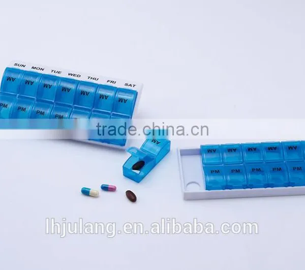 Hot Sell Plastic 14 Compartment Pill Box / Plastic 14 Compartment Pill Box photo-2