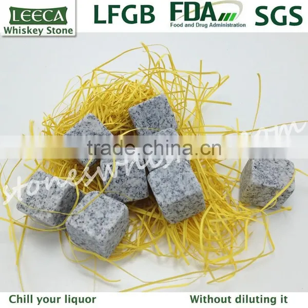 Light Grey Ice Cube Chilling Wine Whiskey Stone
