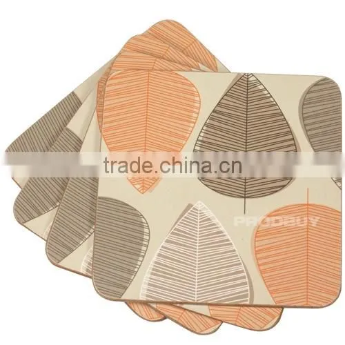 Lacquered Wooden Coasters/ Lacquer Coaster Set/ Showy Lacquer Coaster photo-3
