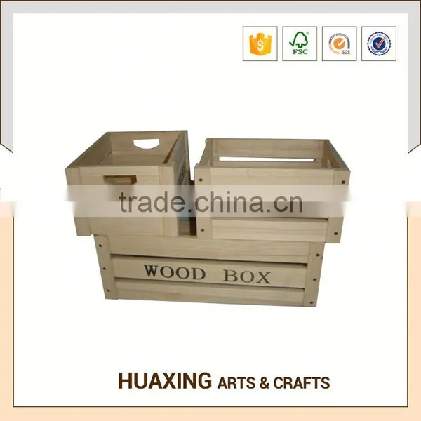 Modern Style Decorative Wooden Storage Basket With Low Price photo-3
