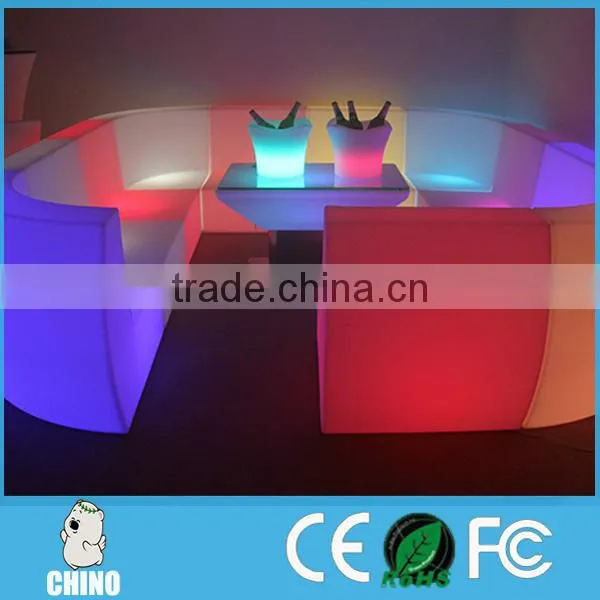 Night Club Party/pub Long Size Led Chair Sofa With RGB Lighting photo-3