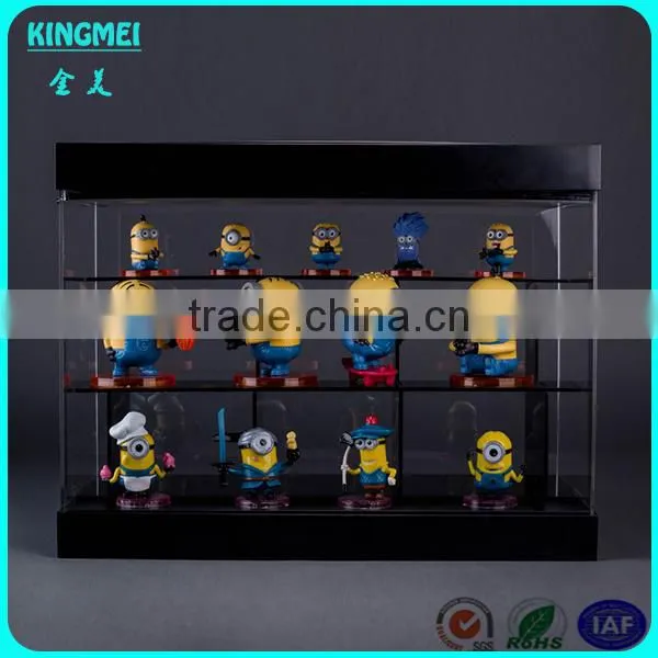Fashion Elegant Design Clear Counter Top Acrylic Toy Display Case With Cover photo-2