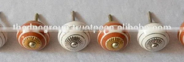 Latest Unique Design Hand Painted Ceramic Dresser Knobs photo-2