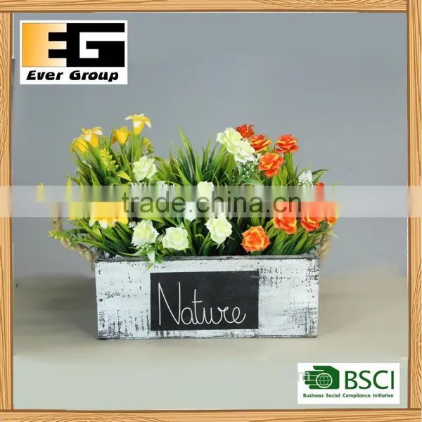 Wooden Flower Pot for Succulent Plants Desktop Decoration Potted Balcony Solid Wood Flowerpot photo-6