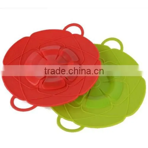Newest Kitchen Tools Silicone Lid Spill Stopper Lids Cover Lid For Pan photo-2