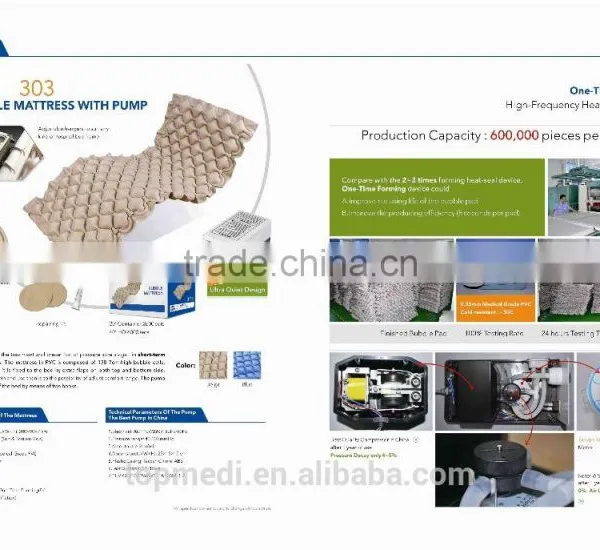 TOPMEDI Medical Equipment Comfortable Soft Sponge Foldable Hospital Bed Air Mattress photo-3