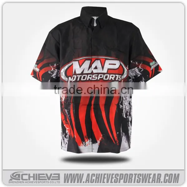 2016 Australia Design Custom Dye Sublimated Race Crew Shirts for Mens photo-4