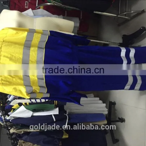 High Quality Men's Reflective Overall Blue Wear Rough Workwear photo-4
