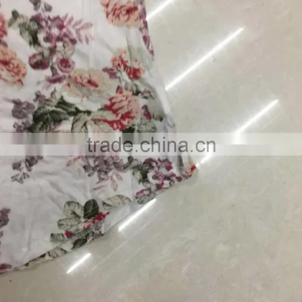 Cheap Boat Neck Mid-sleeve Flower Print Women Tops Factory Closeouts photo-4