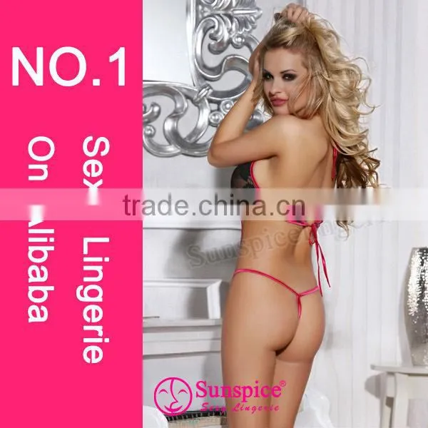 2015 High Quality Hot Sales China Sexy Lingerie Sexi Open Bikini Teddy Sexy Lingerie Fishnet Teddy photo-2