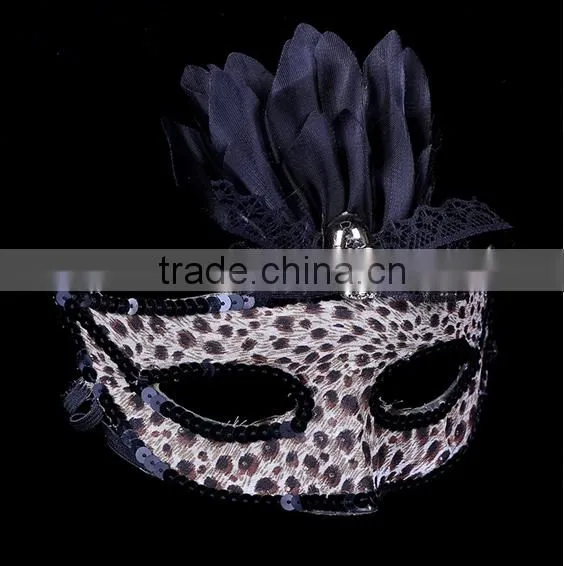 Hot Yellow Feather Pearl Beads Plastic Ball Mask Indian Indian Sacred Mask for 2016 Party Favor Products photo-5