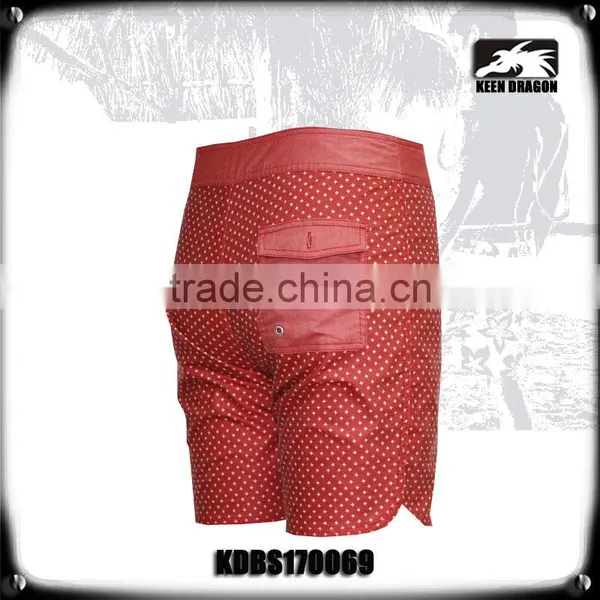 Men's 19" Length All-over Yardage Print Beach Short With Cotton Poplin Fabric photo-5