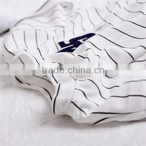 Wholesale Girls Striped Clothing Sets Jersey Sports Casual Clothing Sets photo-3
