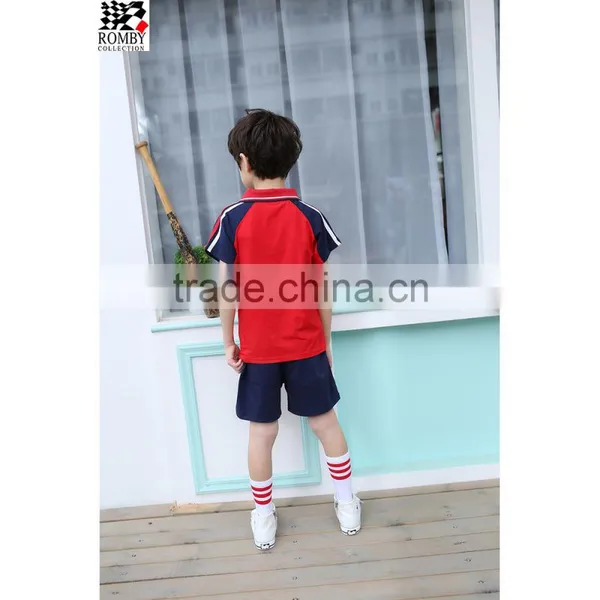 Malaysia Supplier Kids Clothing Wholesale Polo T Shirt School Uniform Fabric photo-4