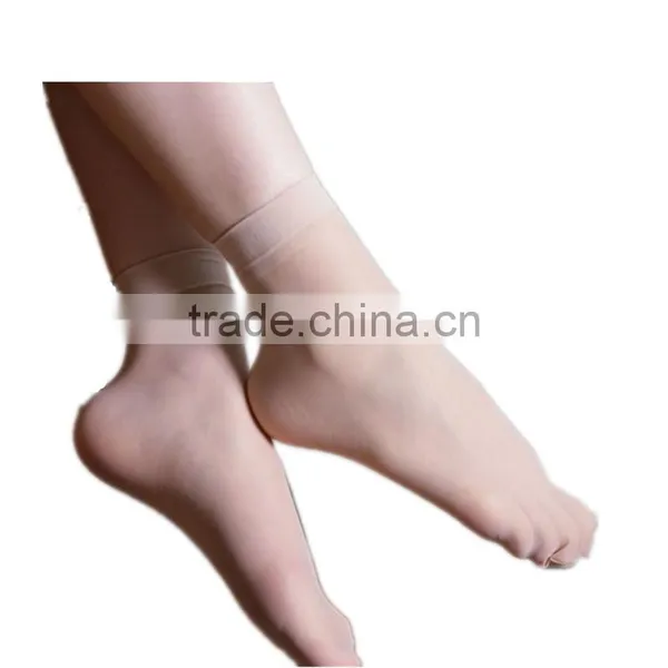 Summer Fashion Thin Comfortable Wear Short Stockings Silk Transparent Velvet Ankle Girl Tube Socks photo-2