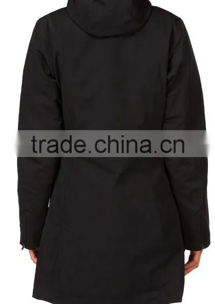 Woman Parka Clothes With Faux Fur Trim AD3217 photo-2