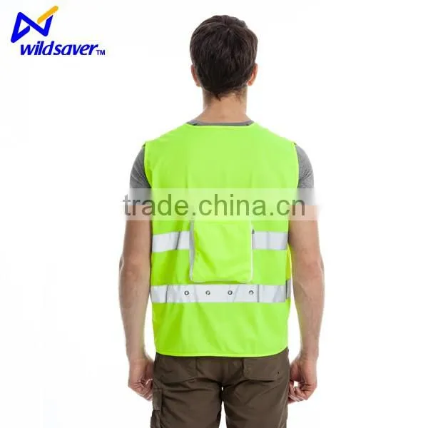 Hi Vis LED Flashing Safety Cleaning Uniform for Road Cleaner photo-4