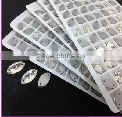 Sew on Crystal Beads for Wedding Dress photo-5