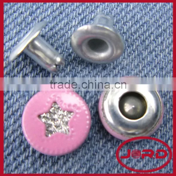 custom jeans rivets buttons