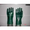 Supply Green PVC Coated Gloves Gauntlet 30cm